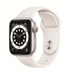 Apple Watch Series 6 GPS, 40mm MG283VN/A (2020) Silver Aluminium Case with White Sport Band